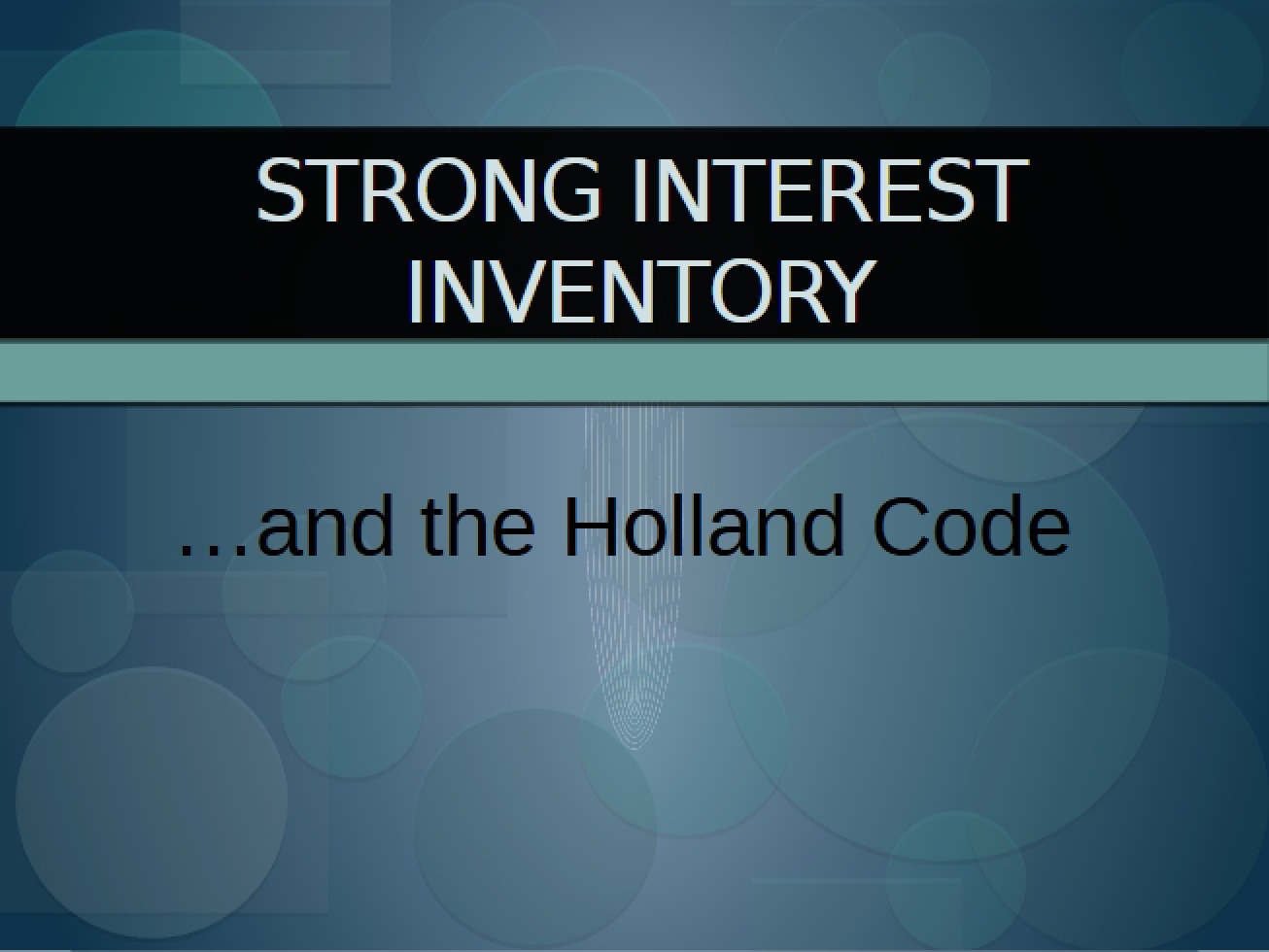 Inventory of Strong Interests