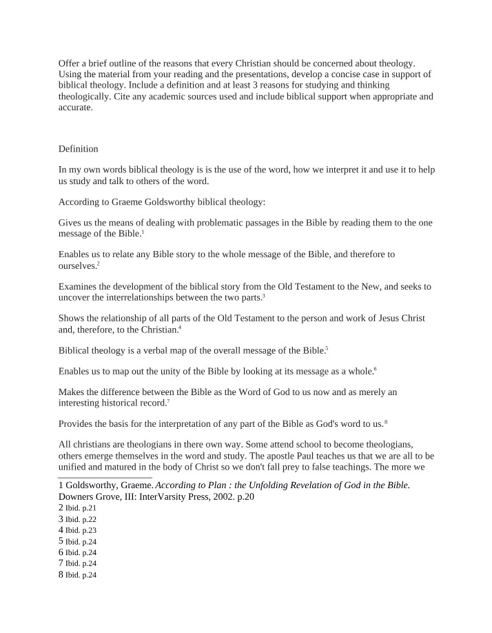 Why Every Christian Should Study Biblical Theology