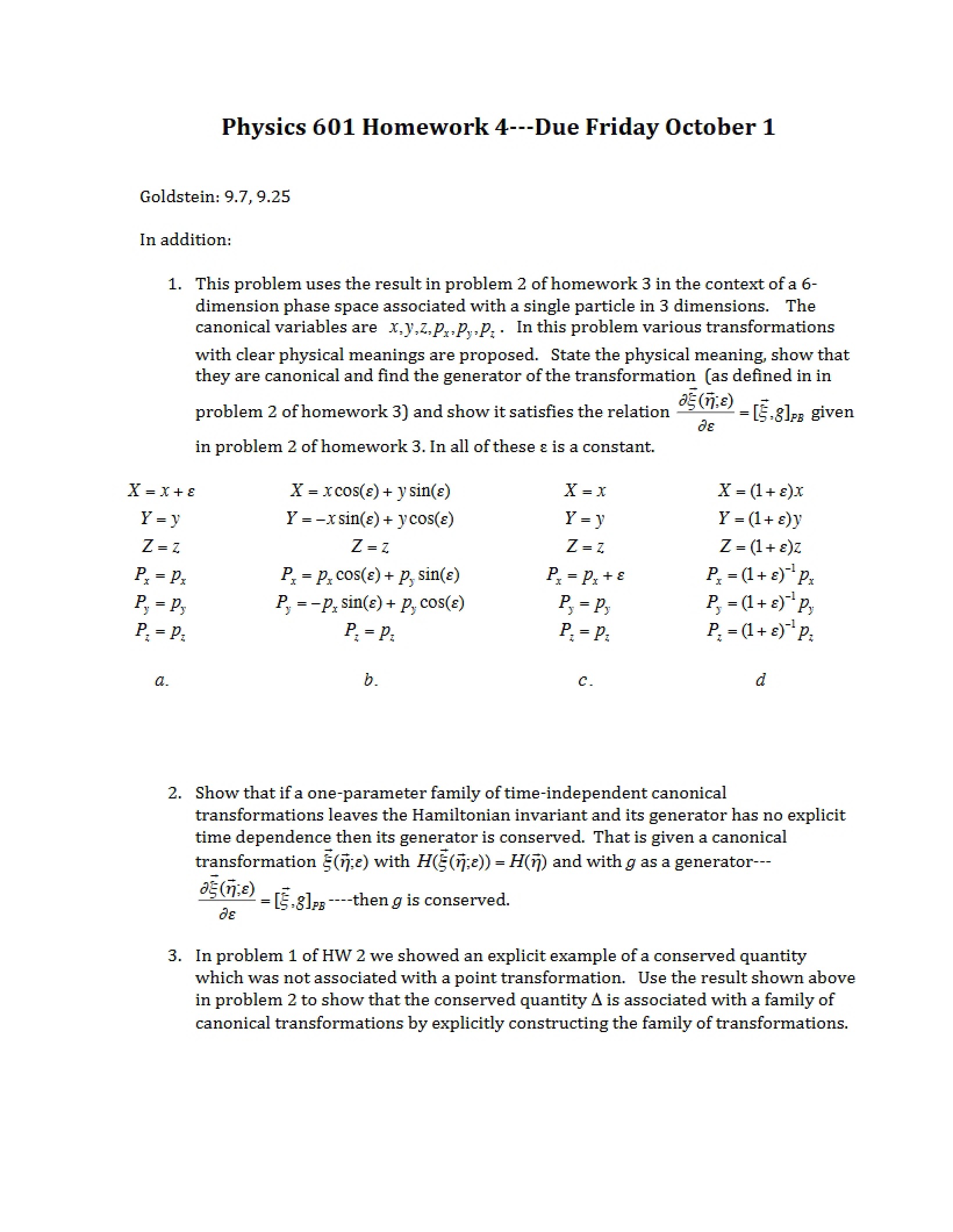 Fourth Assignment