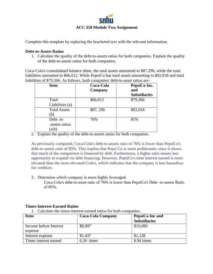 Module Two Assignment
