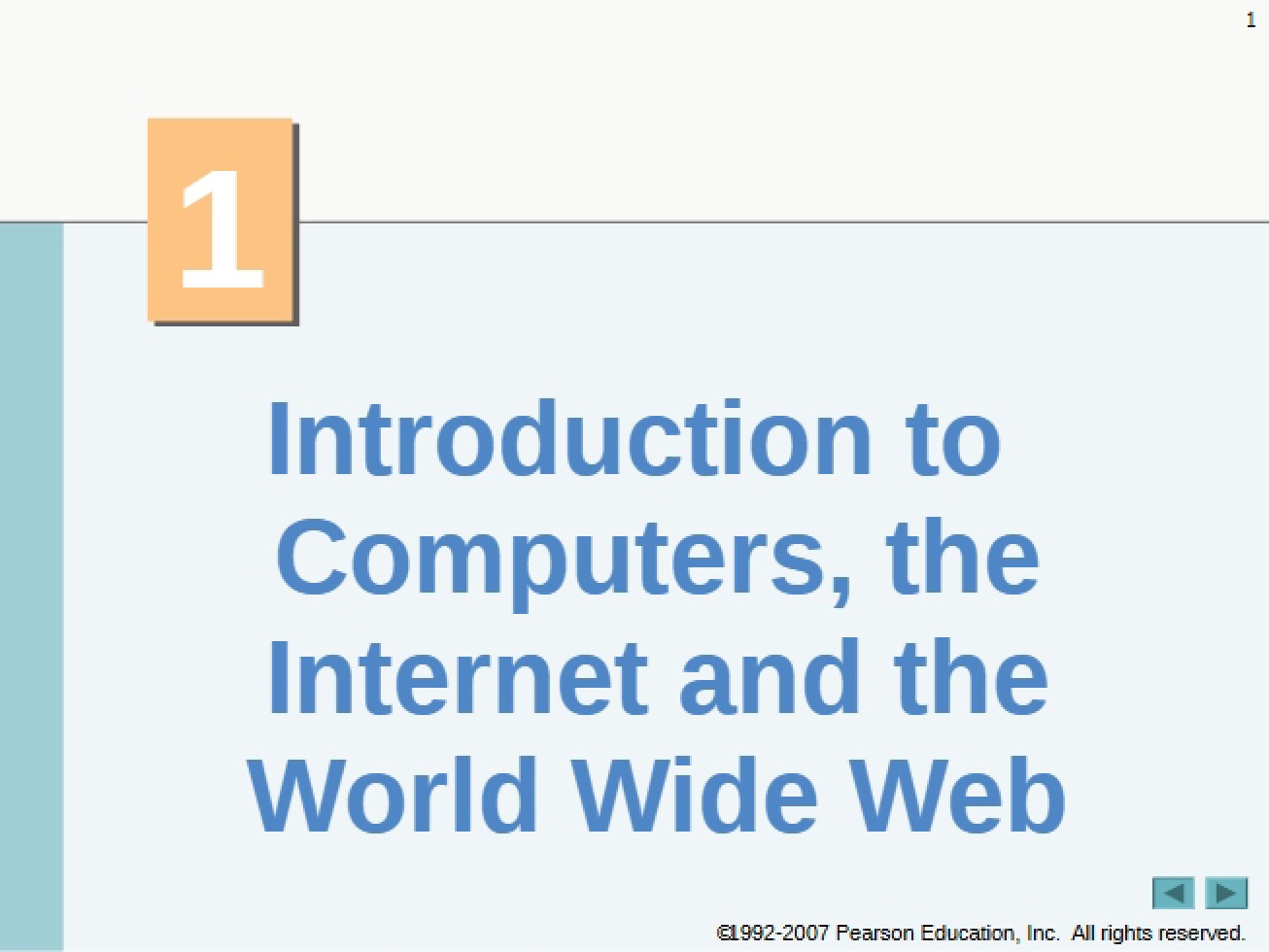 World Wide Web, Internet, and Computer Introduction