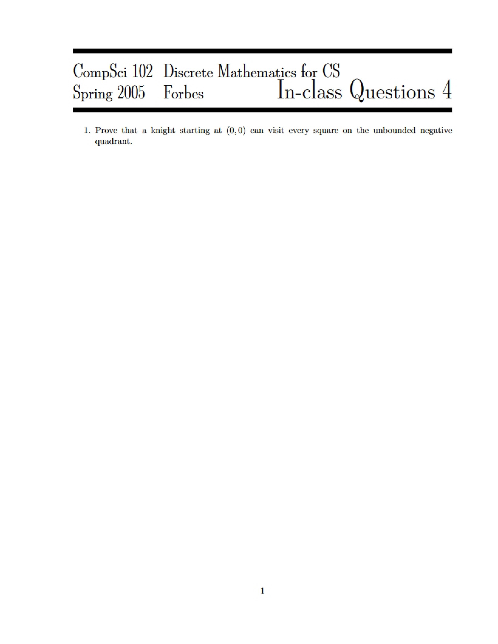 Math for Computer Science