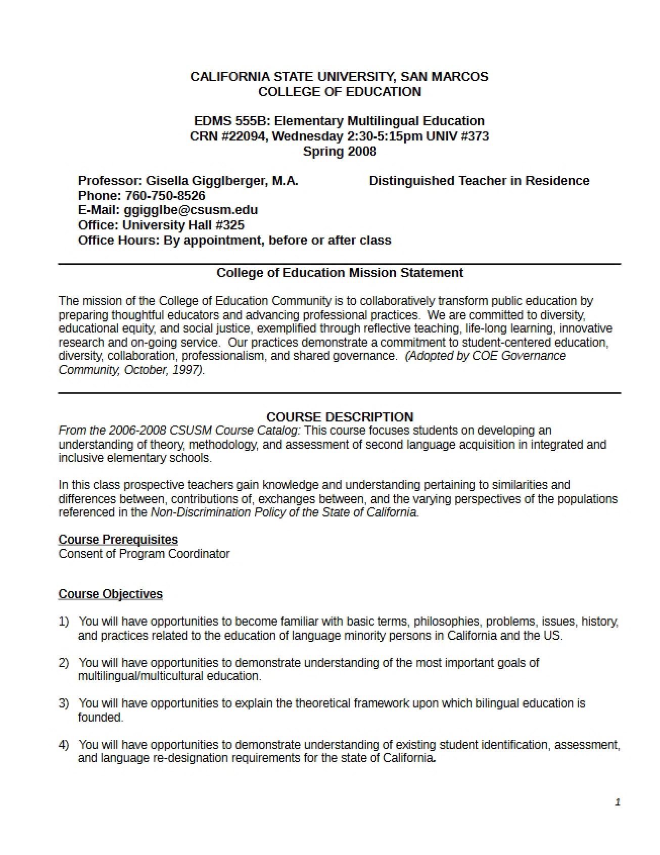 Elementary Multilingual Education Syllabus V2