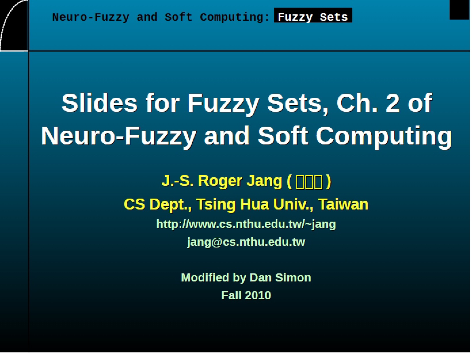 Systems Neuro-Fuzzy