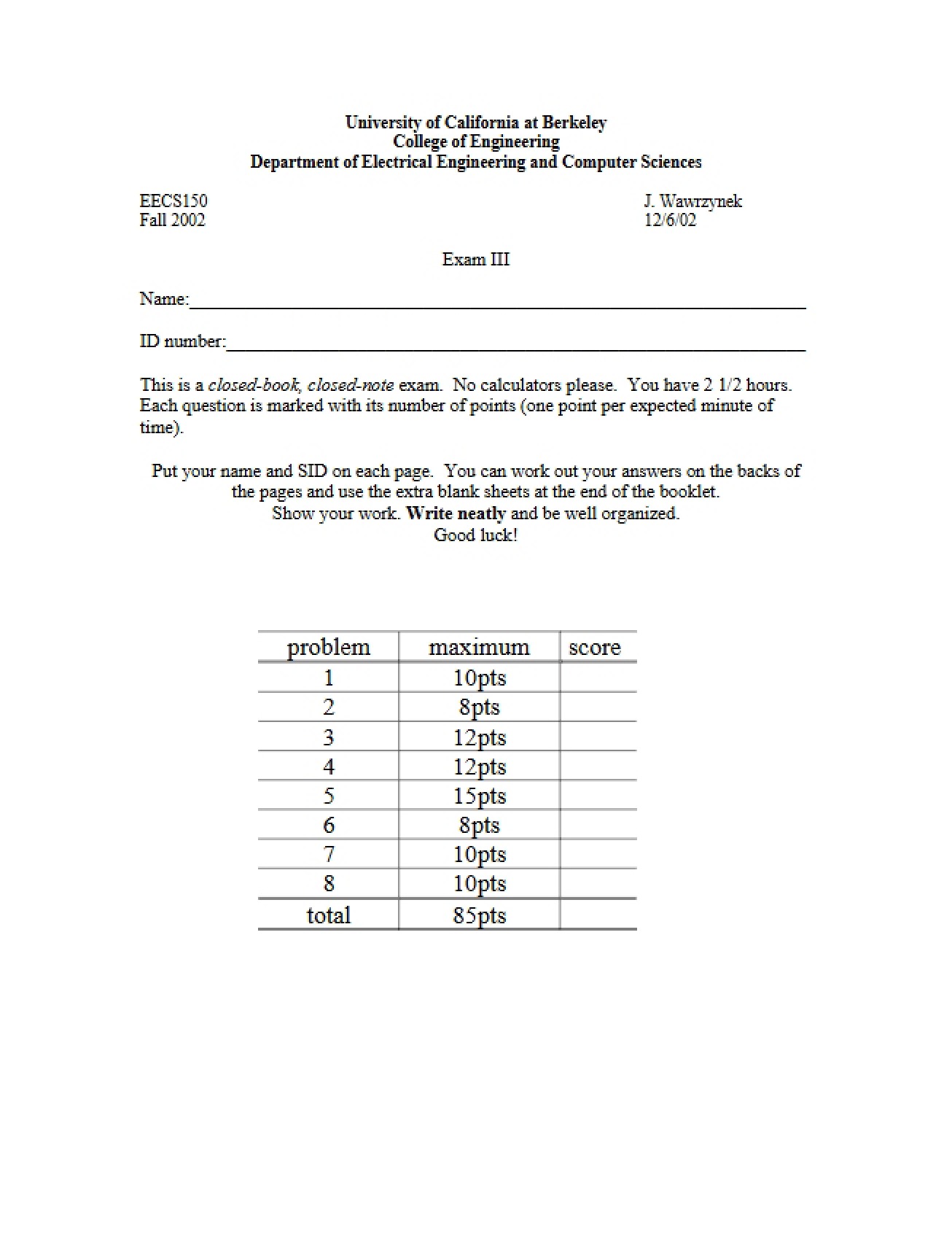 Check-Off (Final)