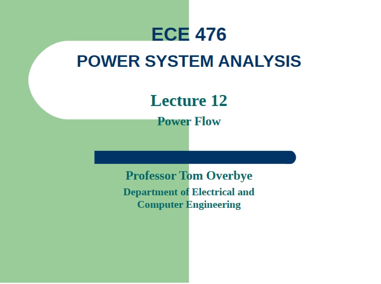 Electric Power Flow