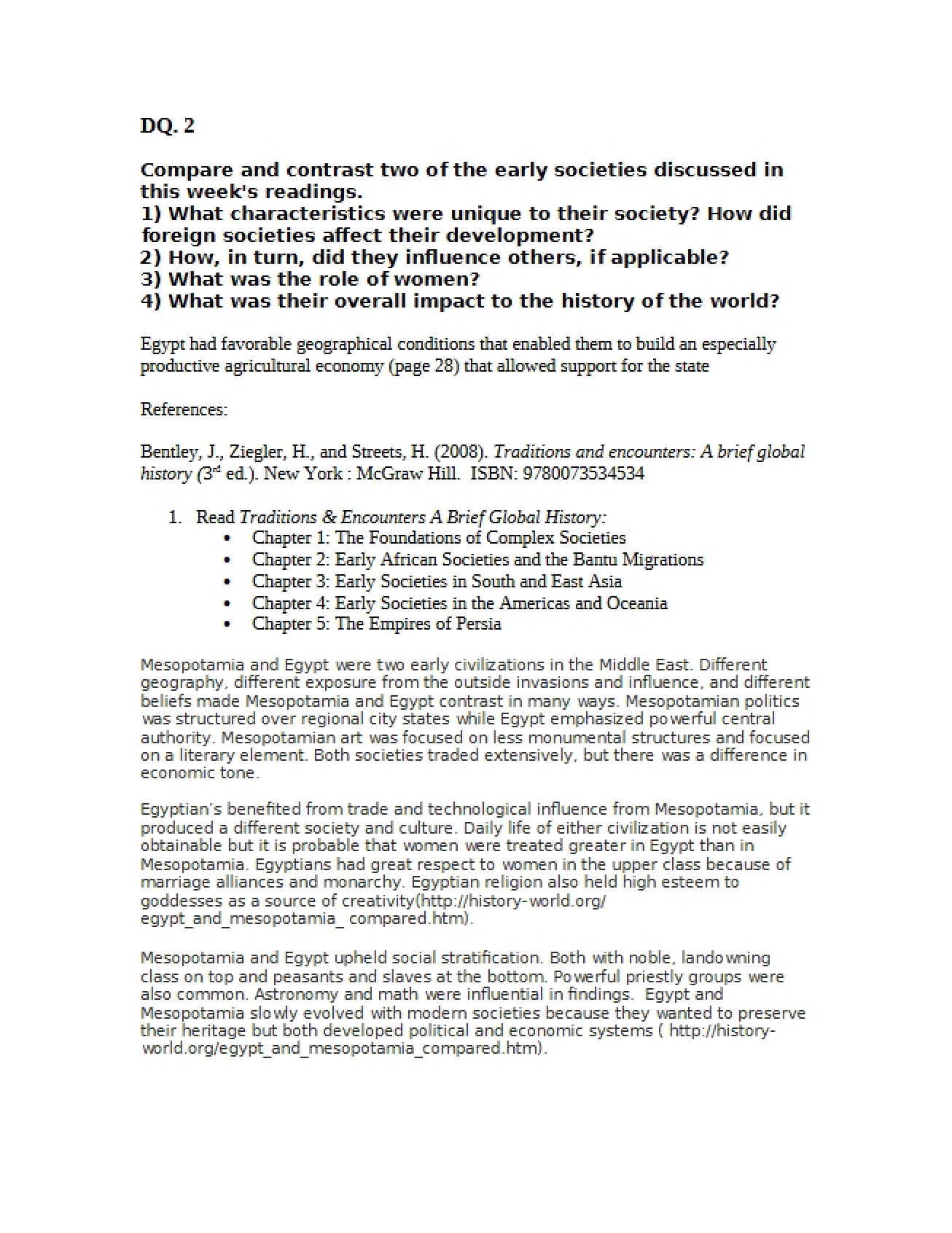 History Assignment