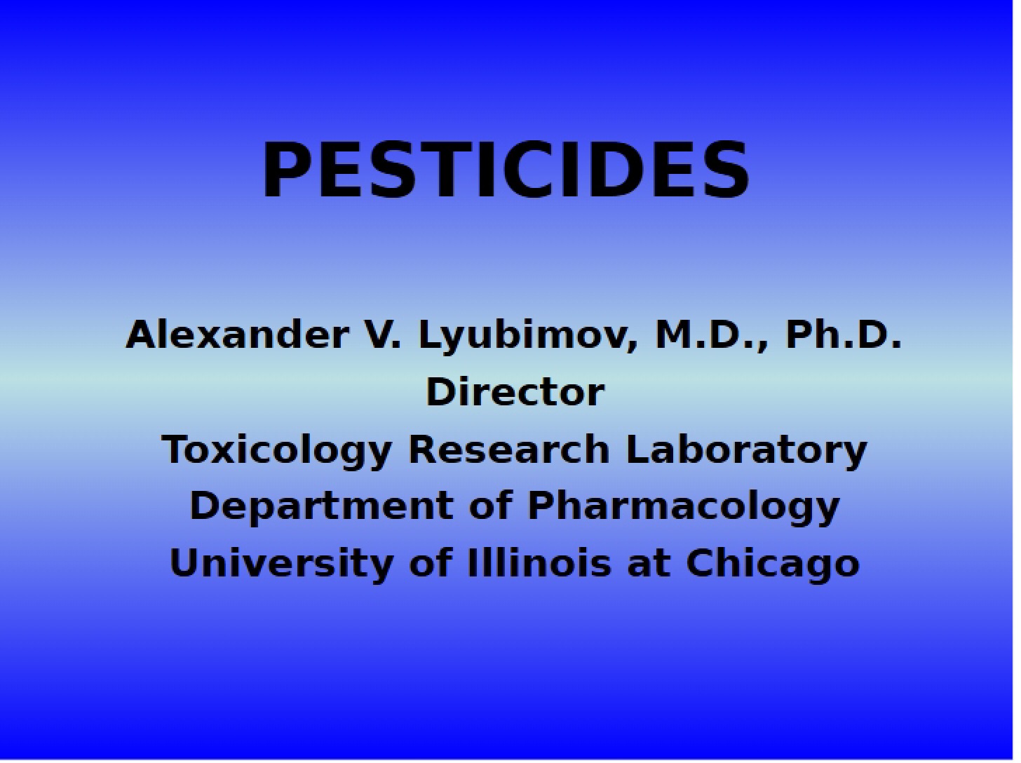 Pesticide Compounds