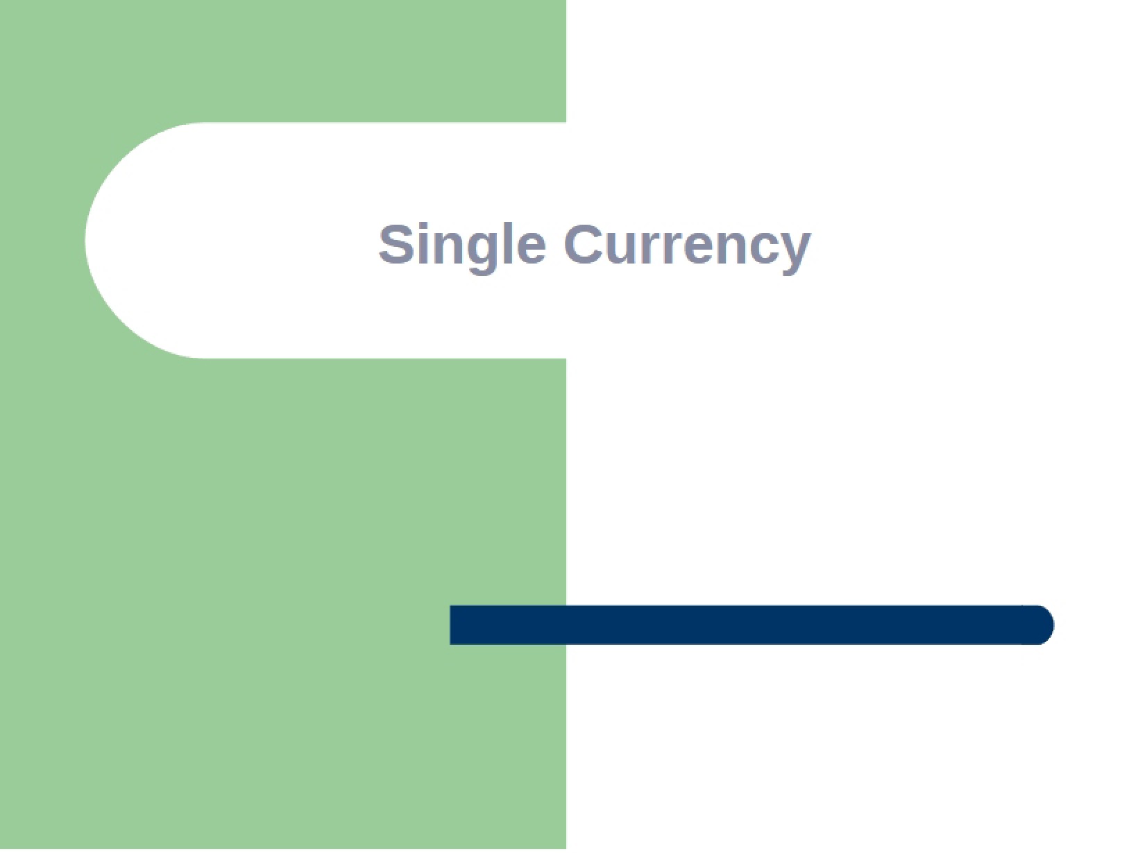 Single Currency - Eurounionashistory