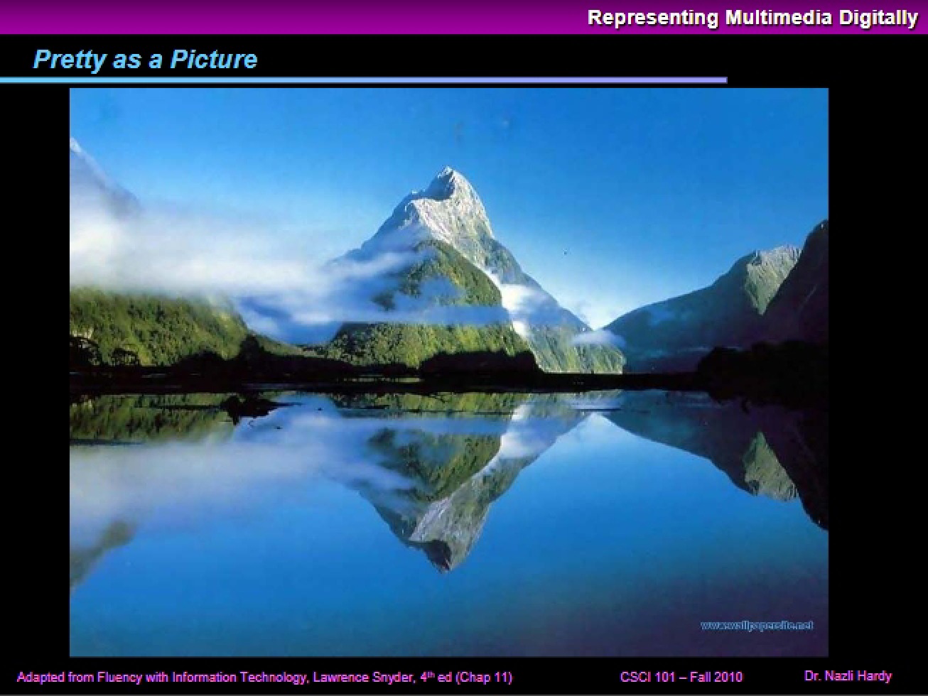 Digital Representation of Multimedia