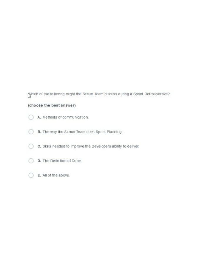 Key Topics for a Scrum Team's Sprint Retrospective