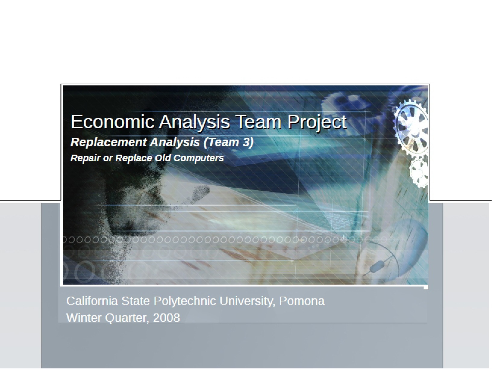 Team Economic Analysis