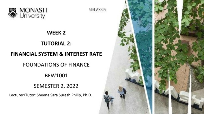 BFF1001 Tutorial 2
