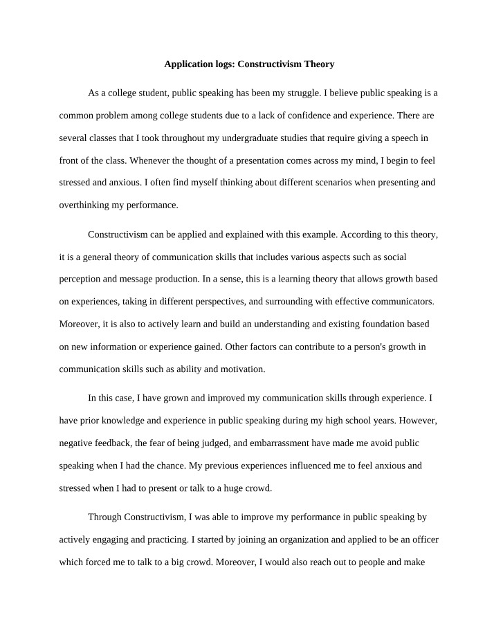 Introduction to Sociology - Constructivism
