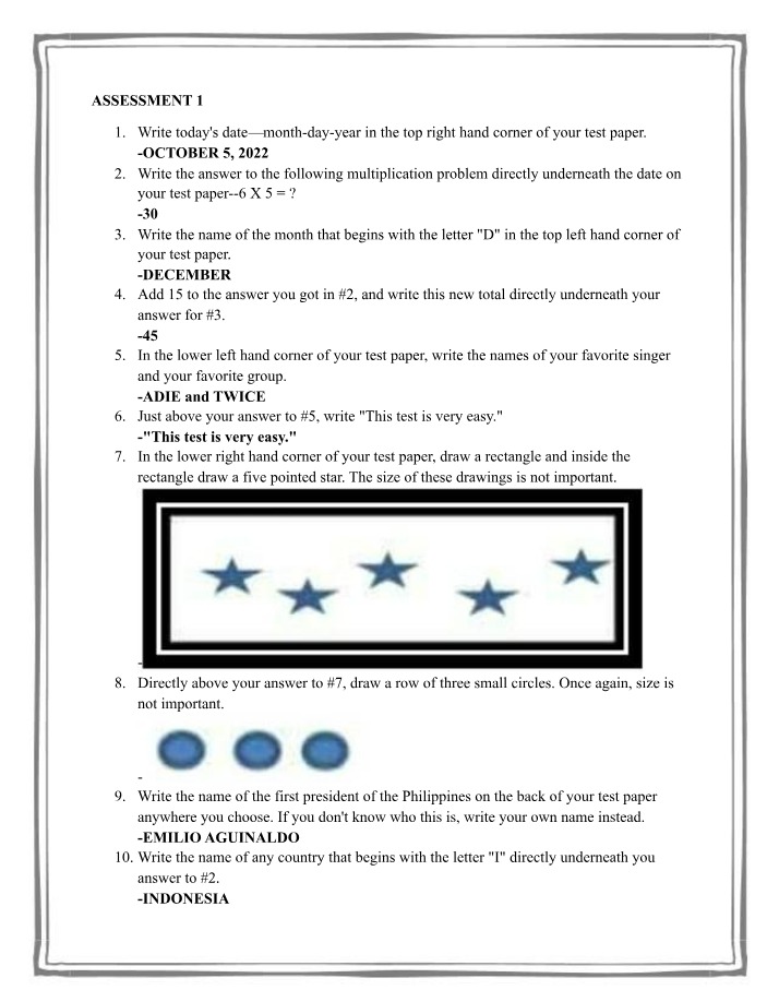 Multiplication - A Fun and Easy Assessment