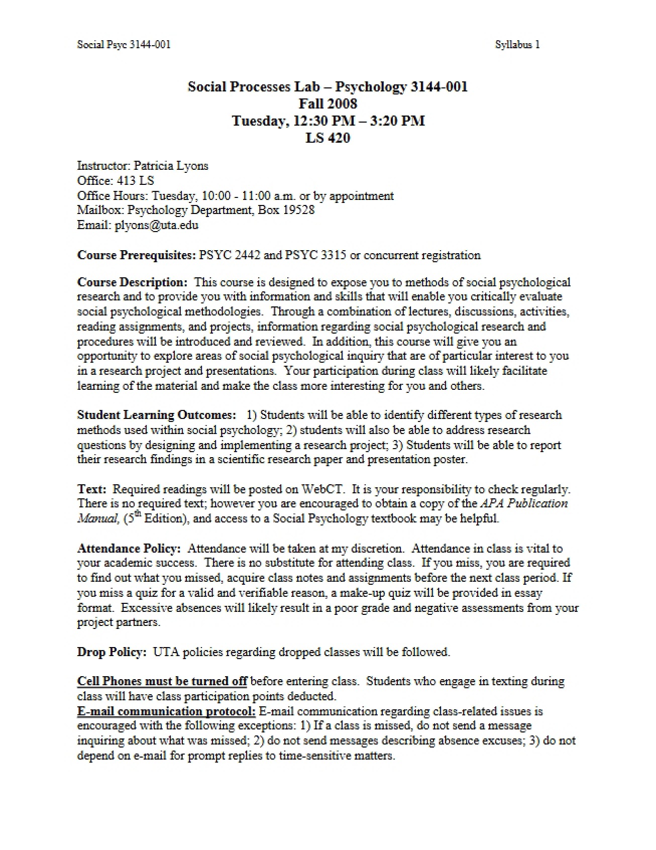 Syllabus Paper