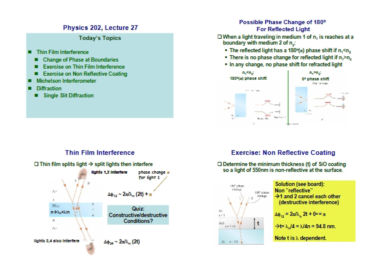 Notes for Lecture 25