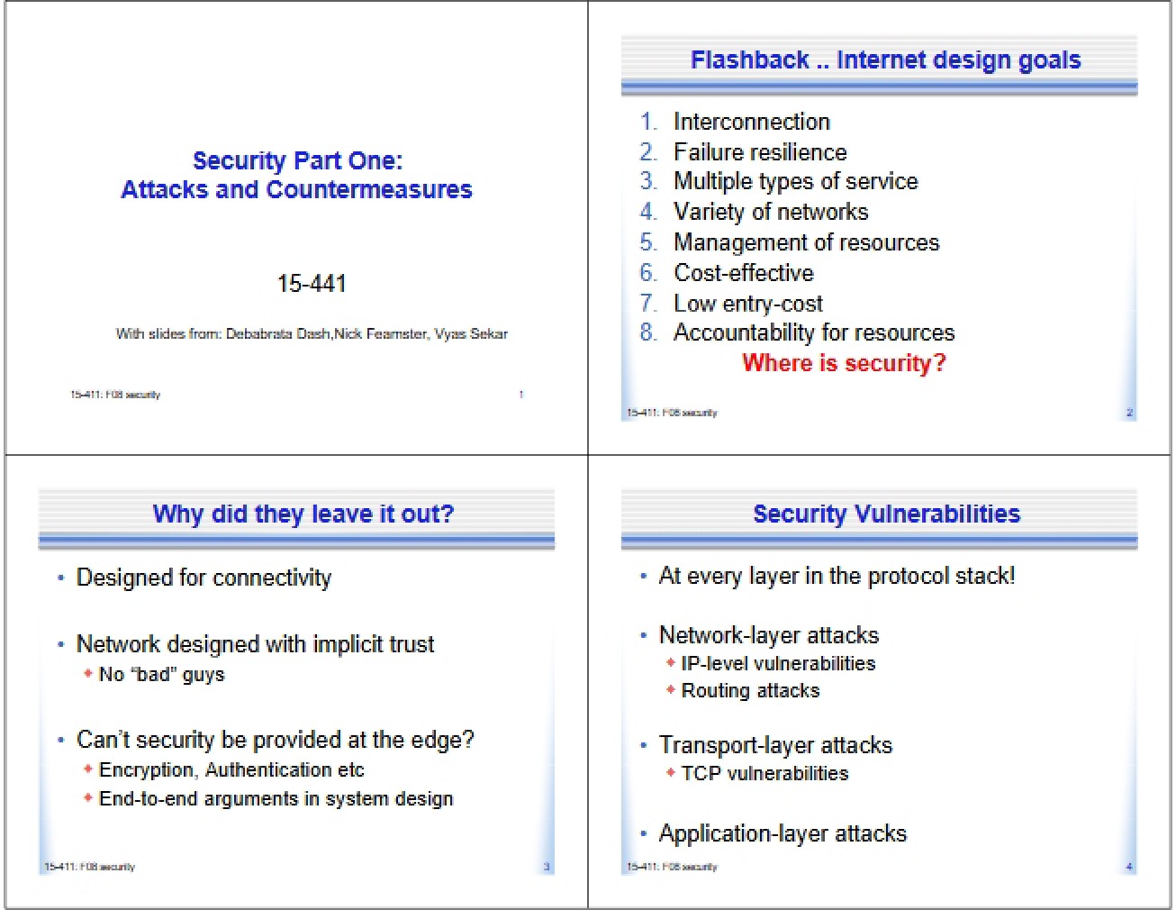 Networking Lecture Segment Nov 24 - 03