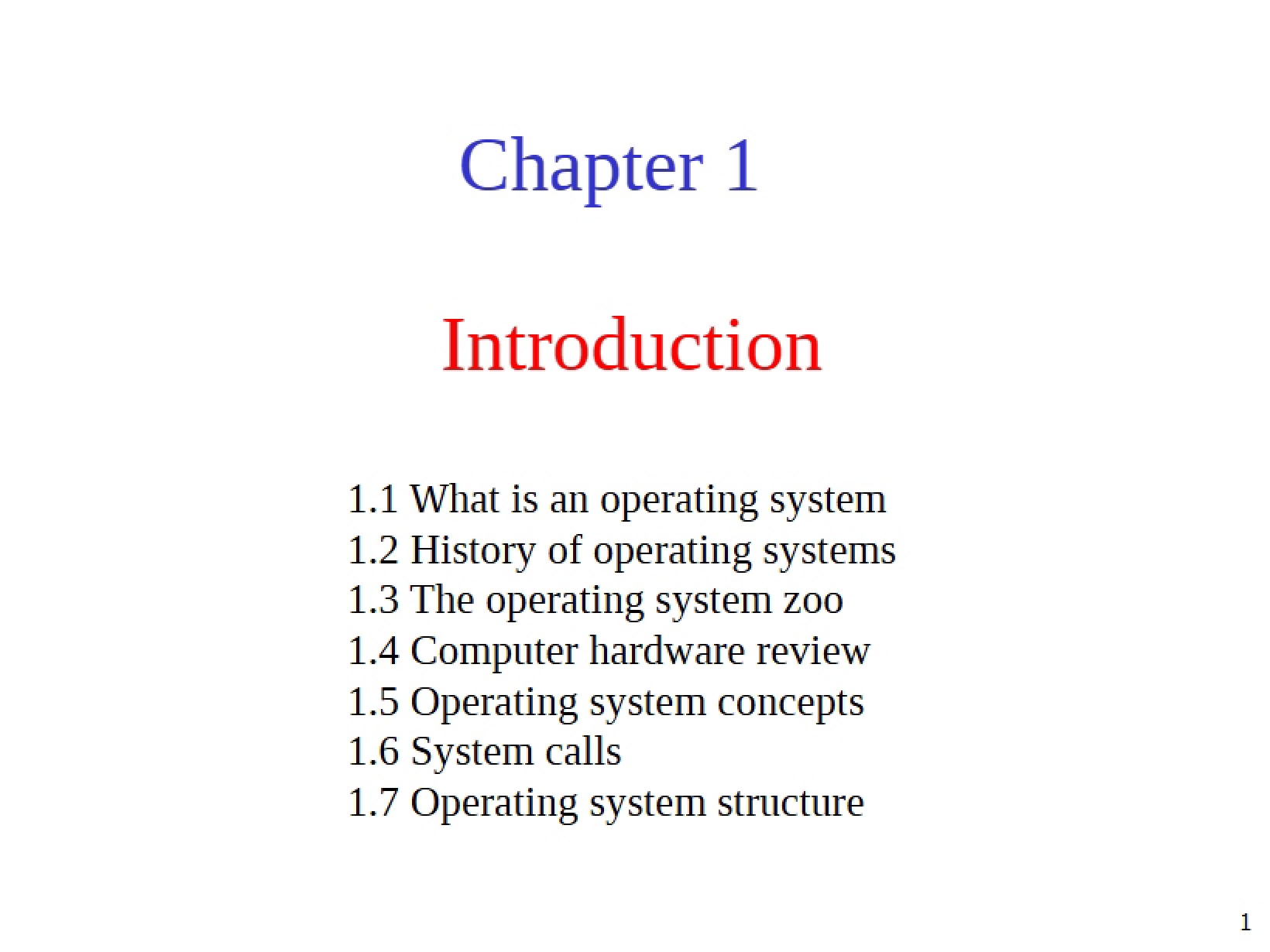 CS 351 Chapter 1