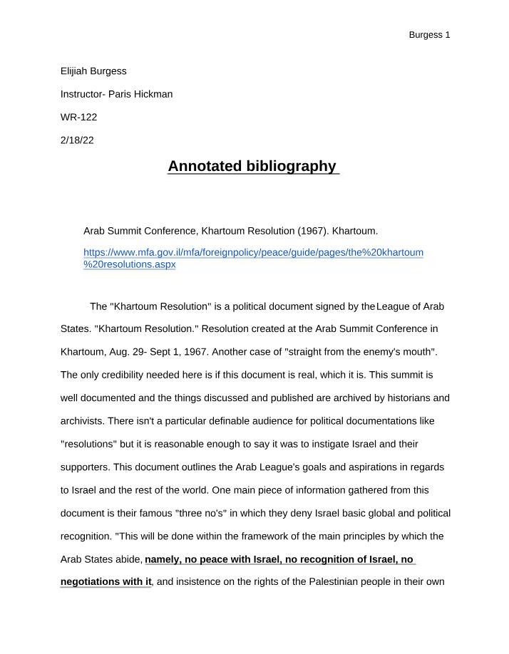 The Khartoum Resolution - Arab League's Goals and Denial