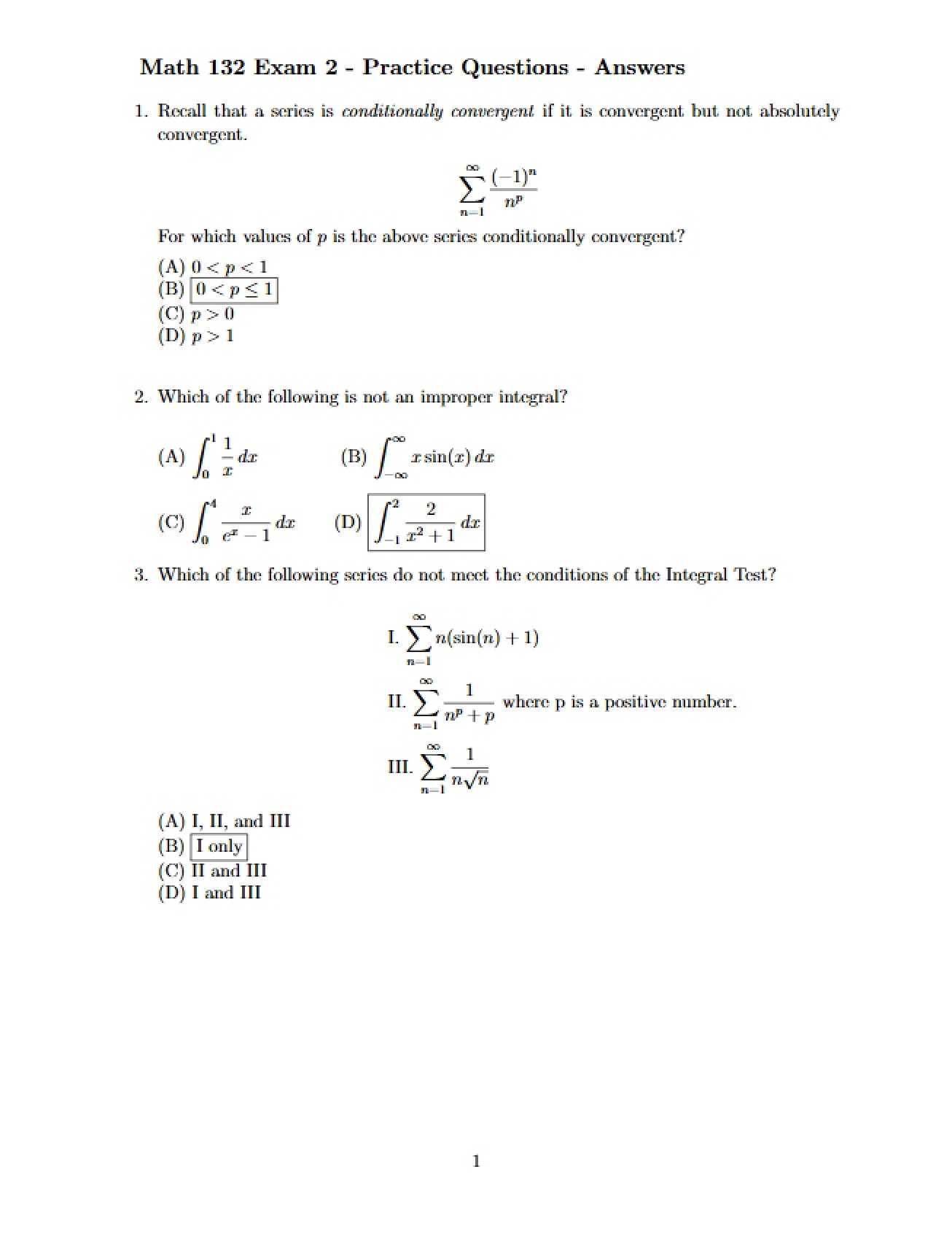 Answers Exam 2 Practice