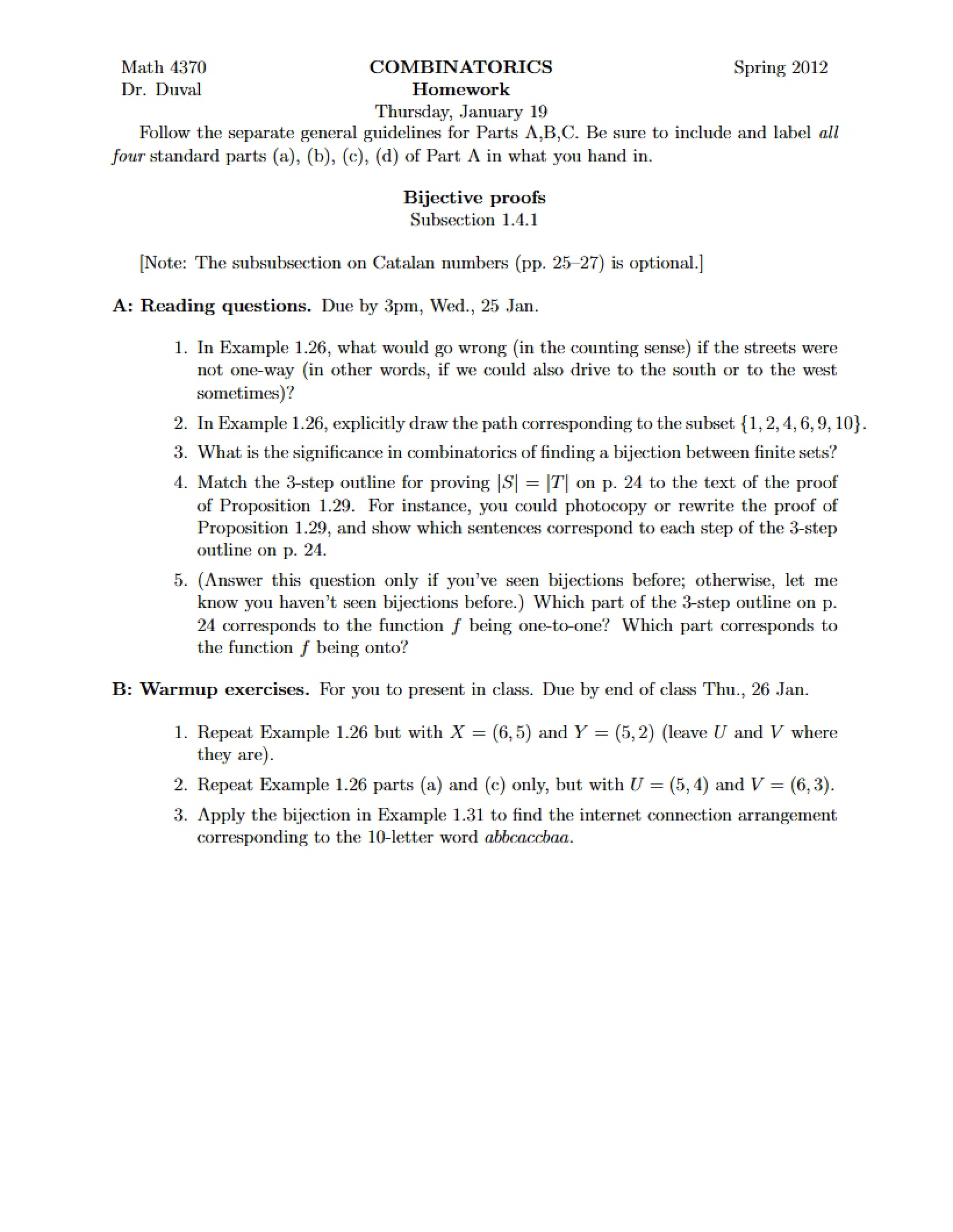 Assignment on Combinatorics