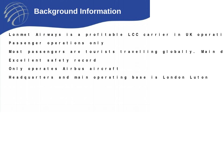 Lonmet Airways Emergency Response and Crisis Management Exercises