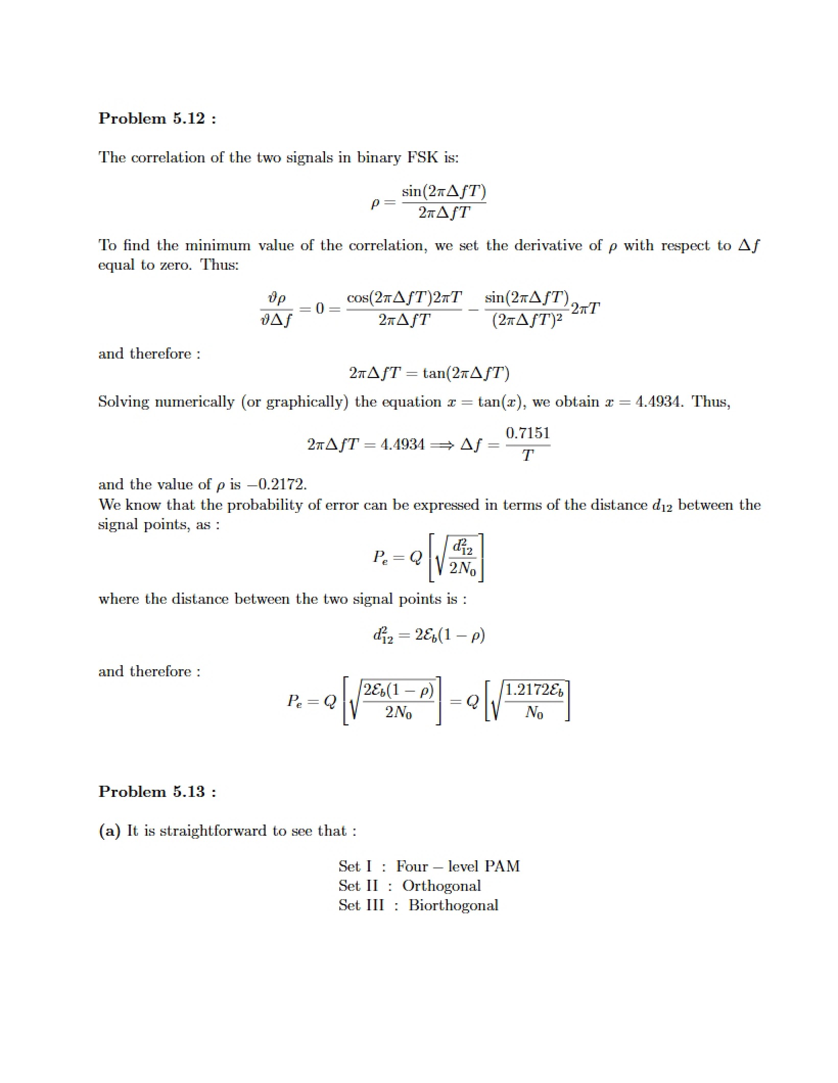 Comm Theory Notes