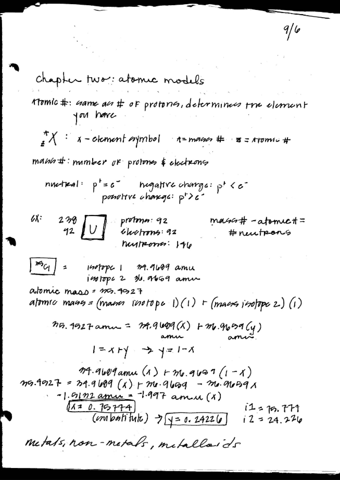 Chemical Principles Notes 2