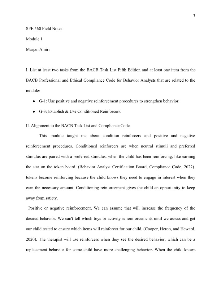 SPE 560 Field Notes Entry 3