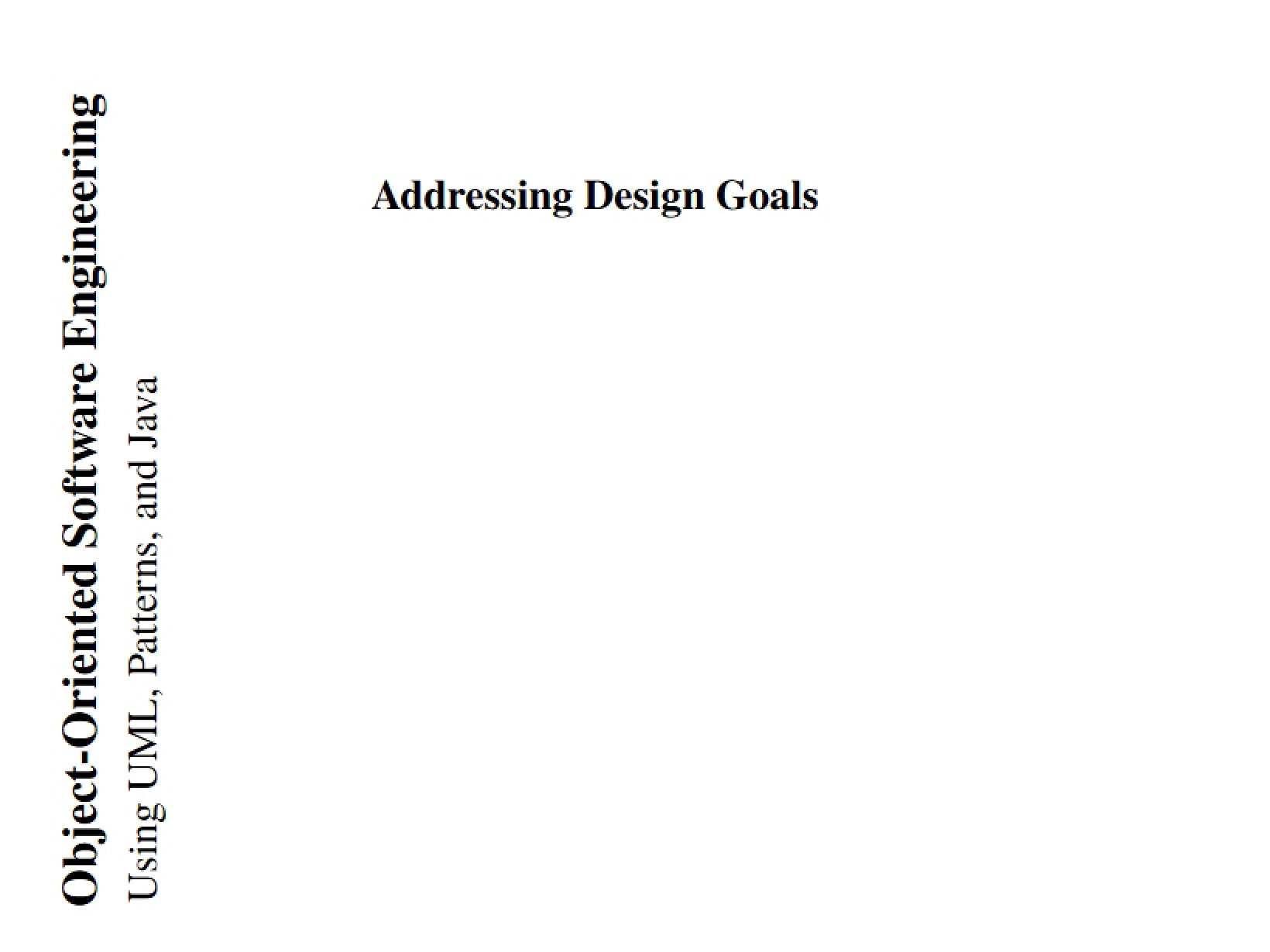 Engineering Software with Object Orientation