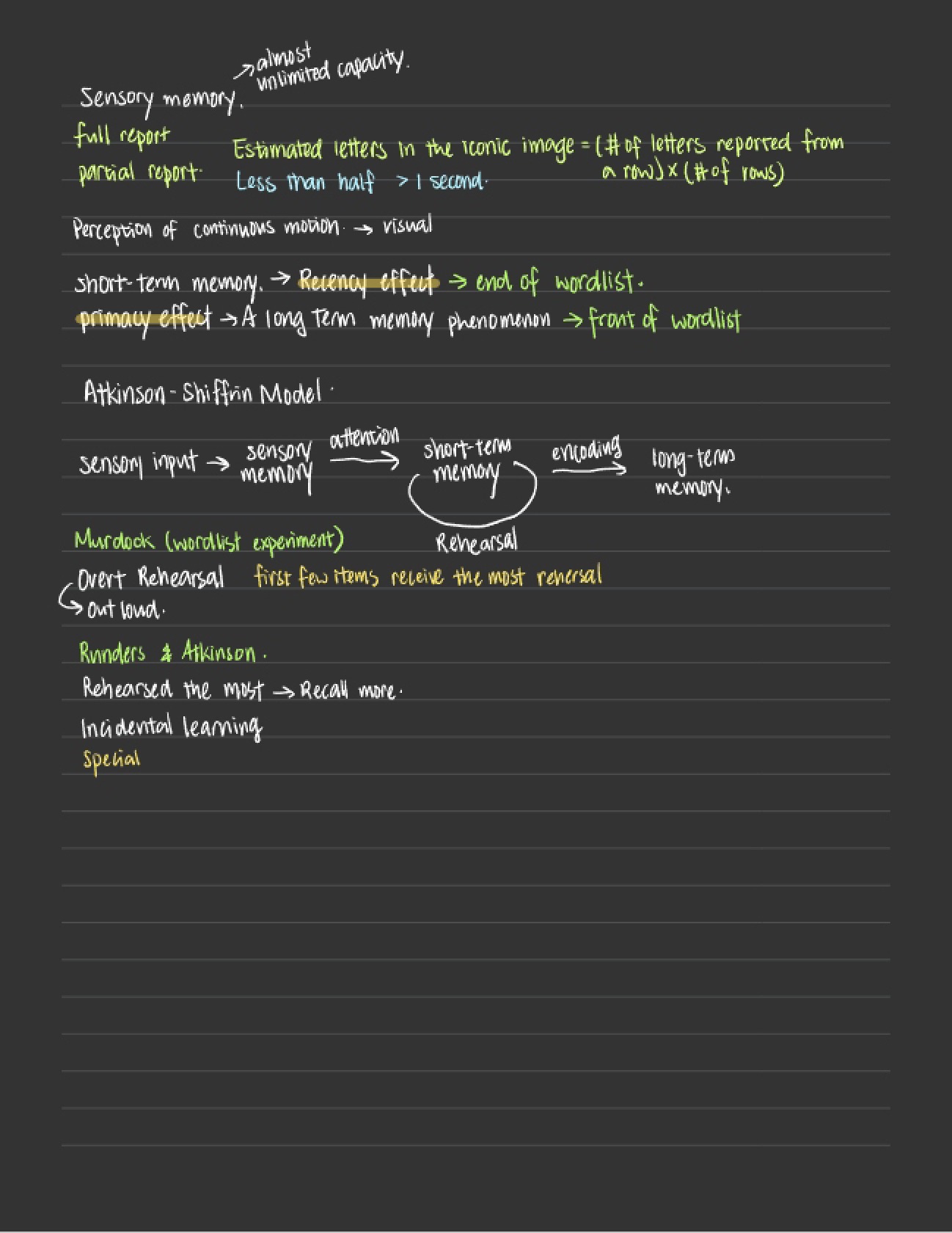Introduction to Memory and Amnesia