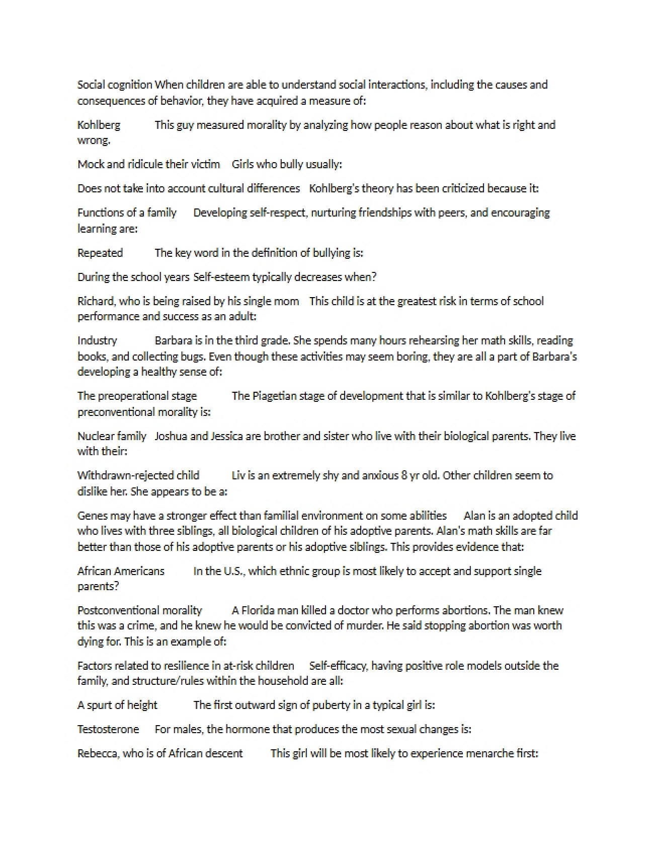 Study Guide Seven
