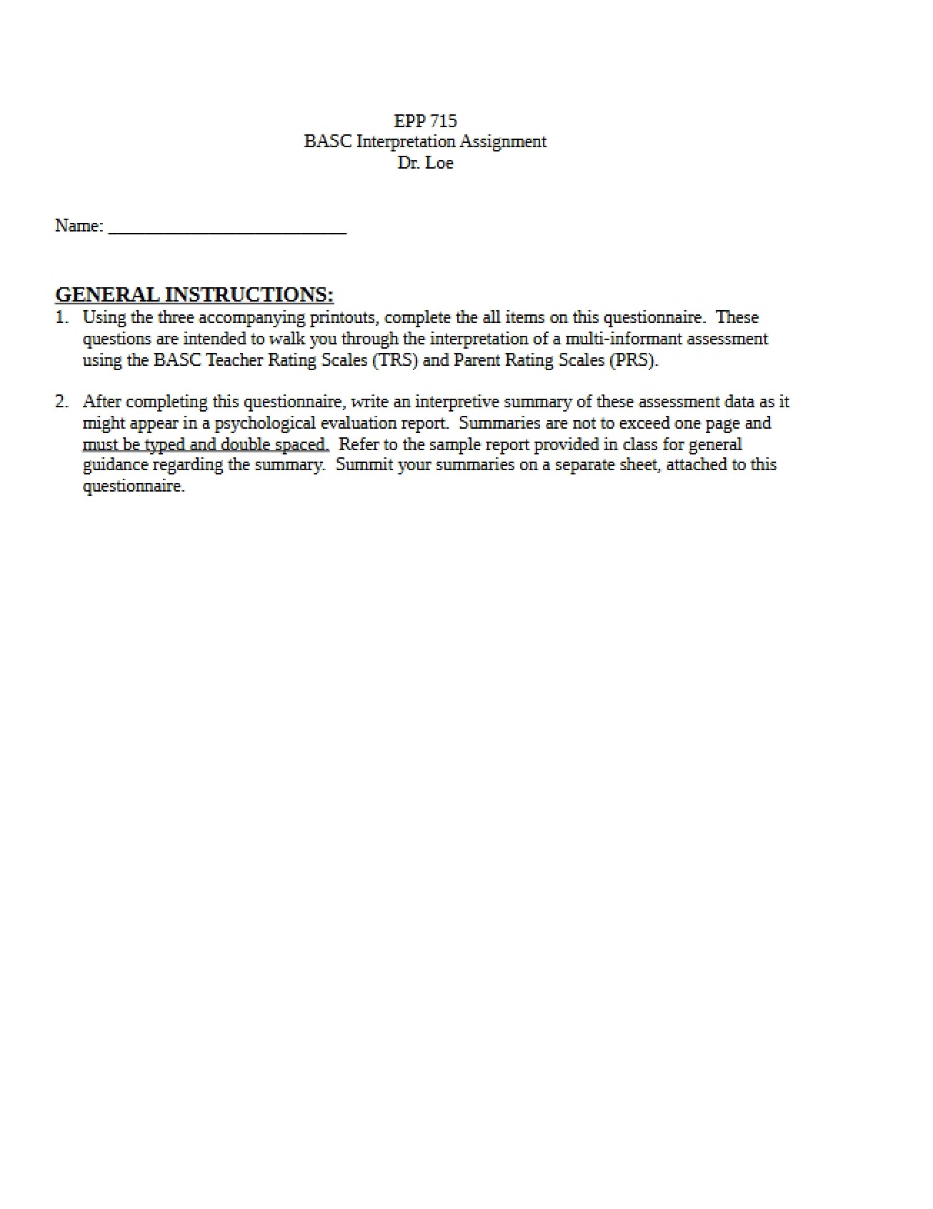 Assignment Word Document
