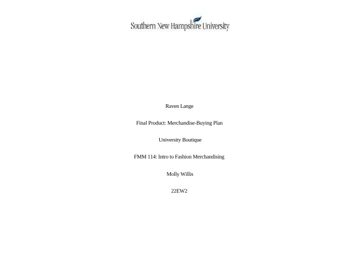 FMM 114 Final Project Template