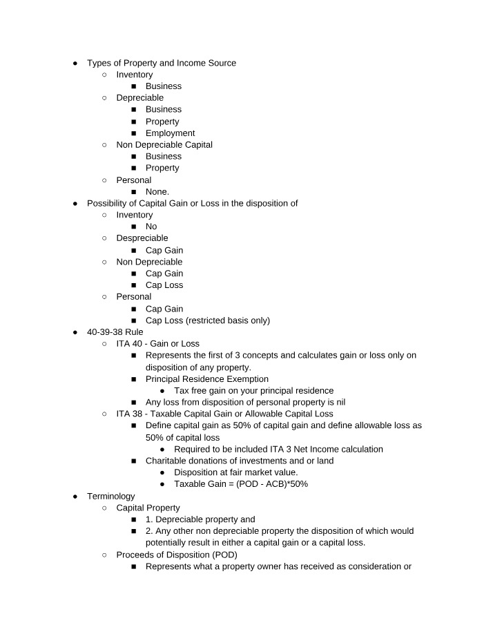 Accounting Management 141 - Chapter 8 Notes