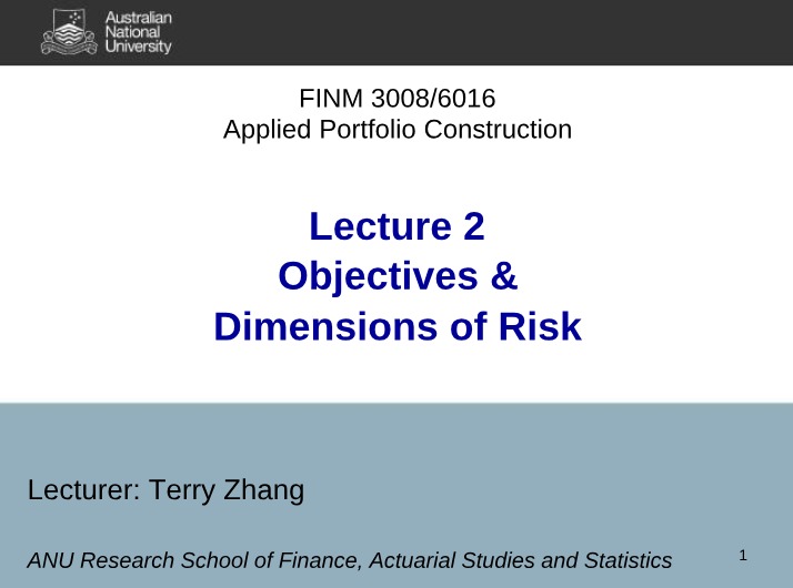 Lecture for Week 2