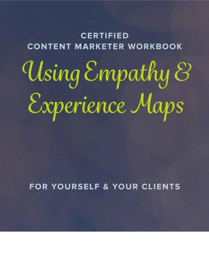 Workbook for Empathy Map