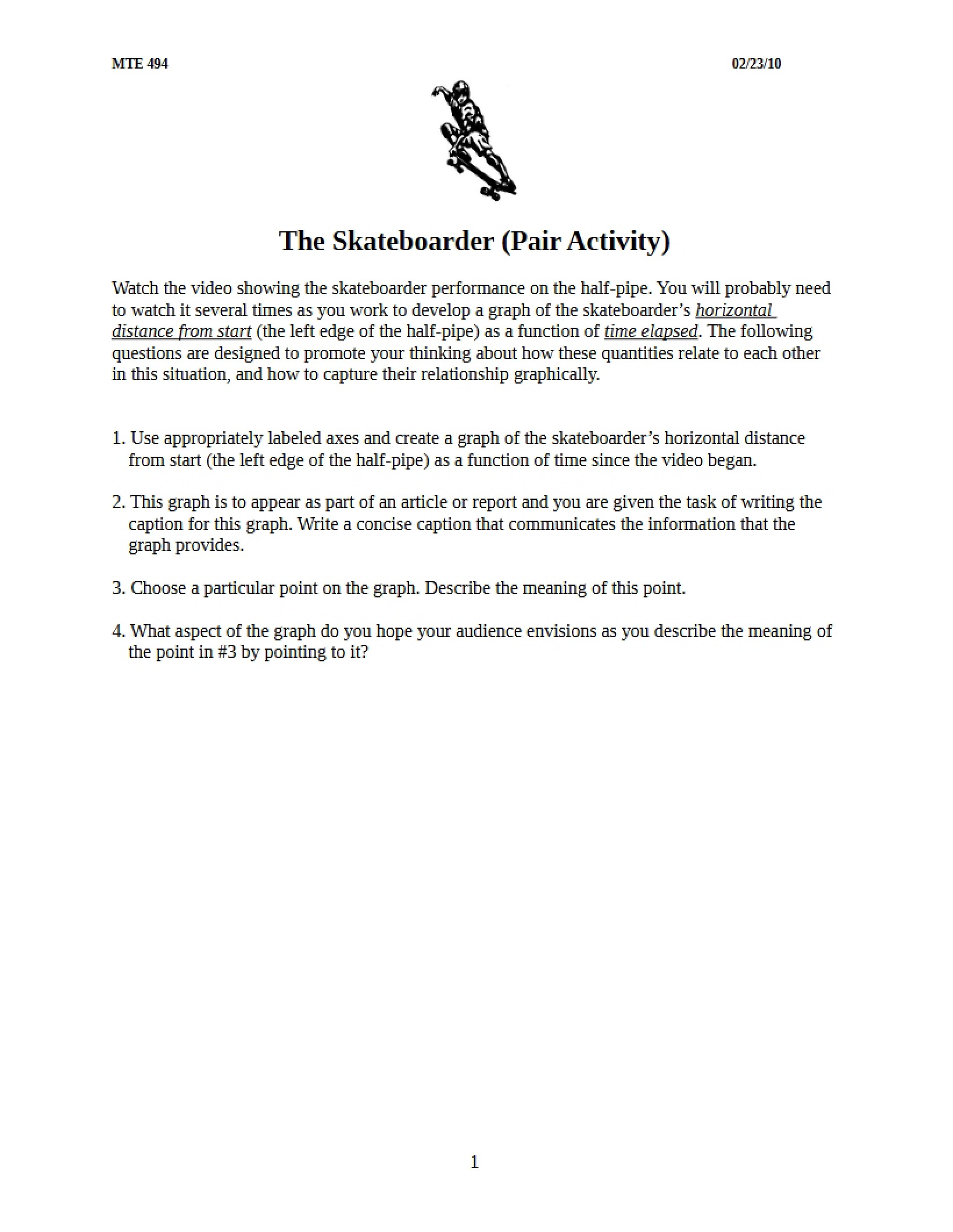 Activities on Covariation