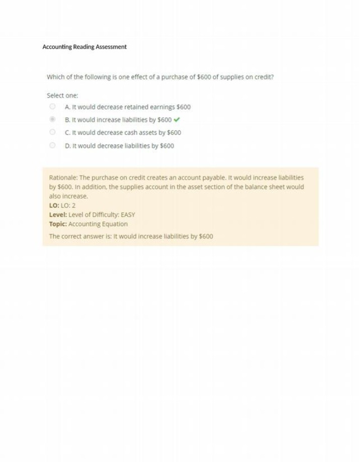 Accounting Reading Assessment Final Version