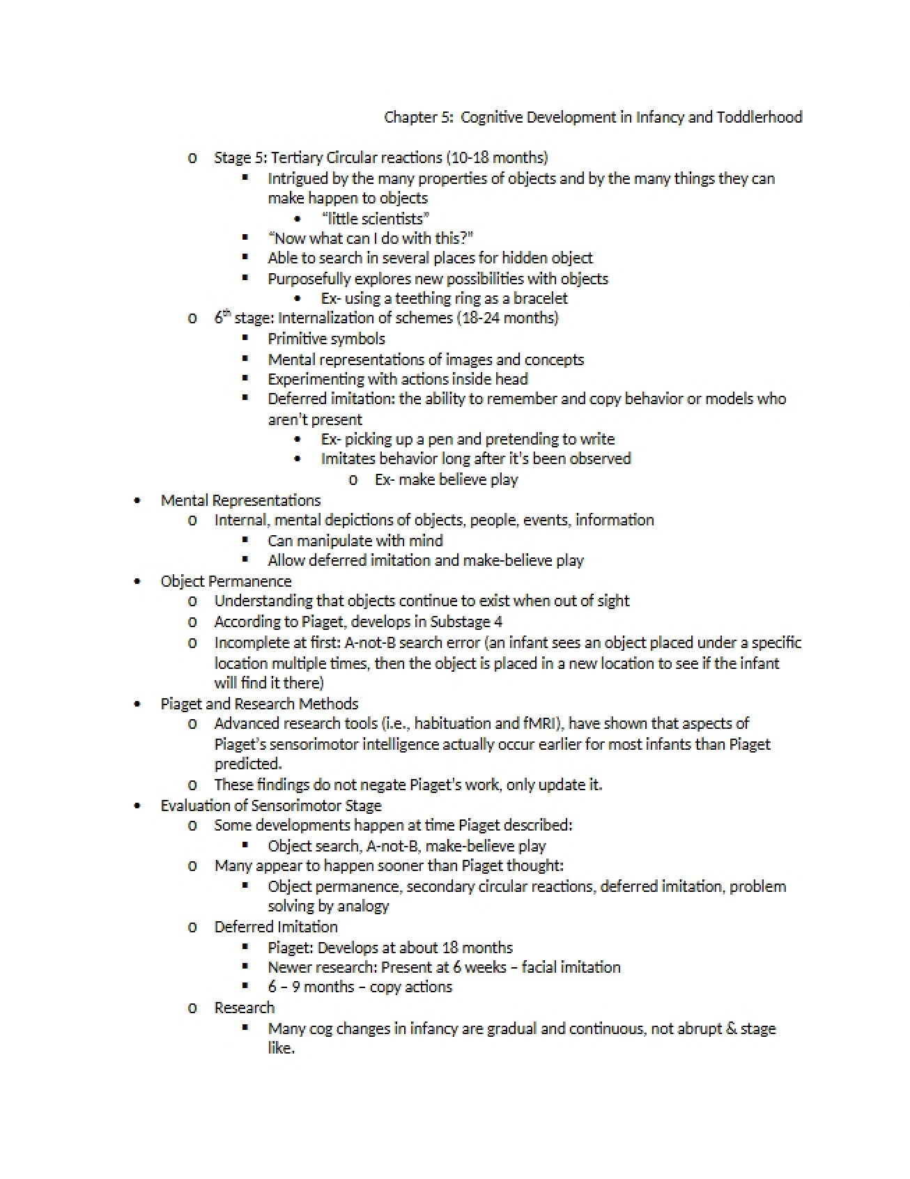 Second Look at Chapter 5