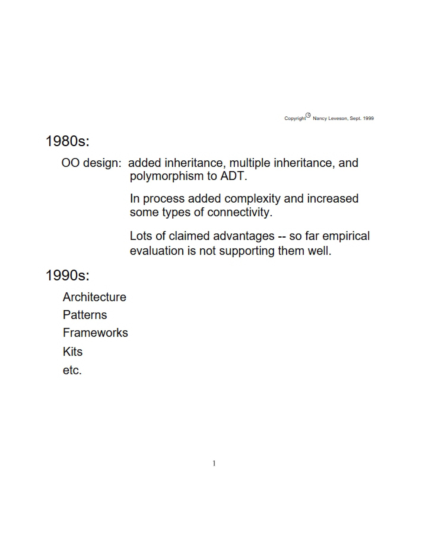 Principles of Software Design