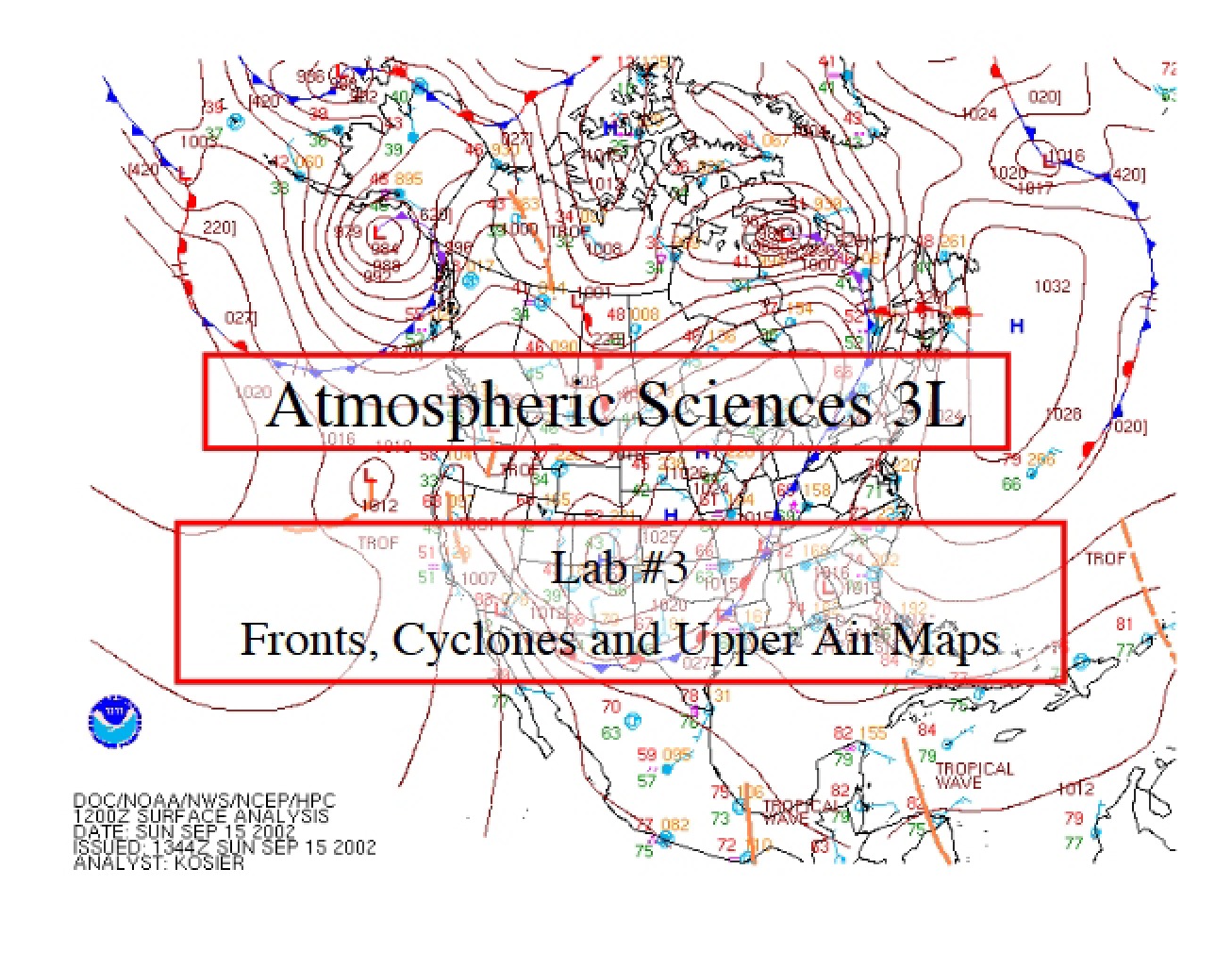 Upper Air Maps, Cyclones, and Fronts