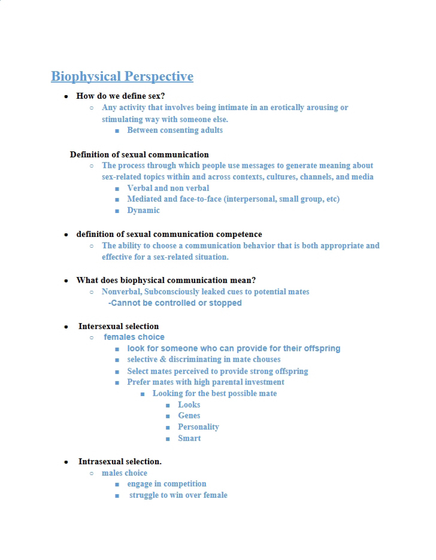 Exam One for CMN 368
