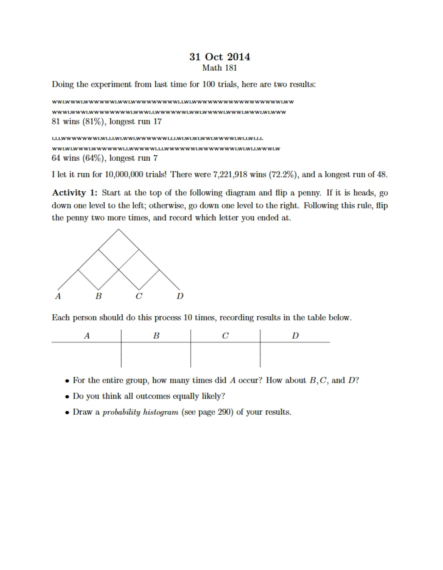 Class Handout 09
