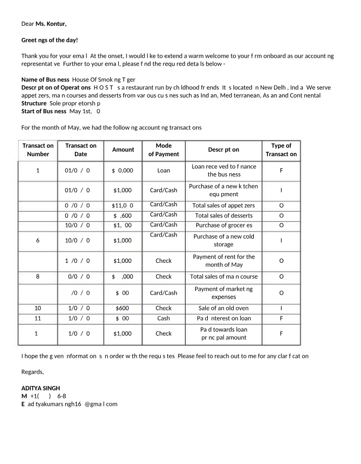 Assignment 1 (Phase 1) - Accounts