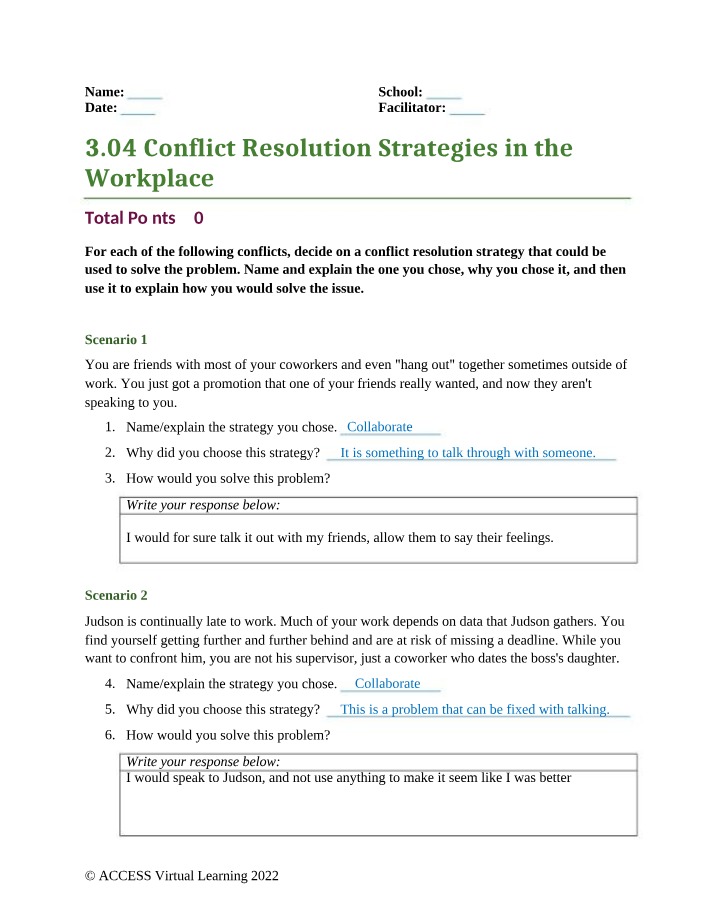Workplace Conflict Resolution Strategies