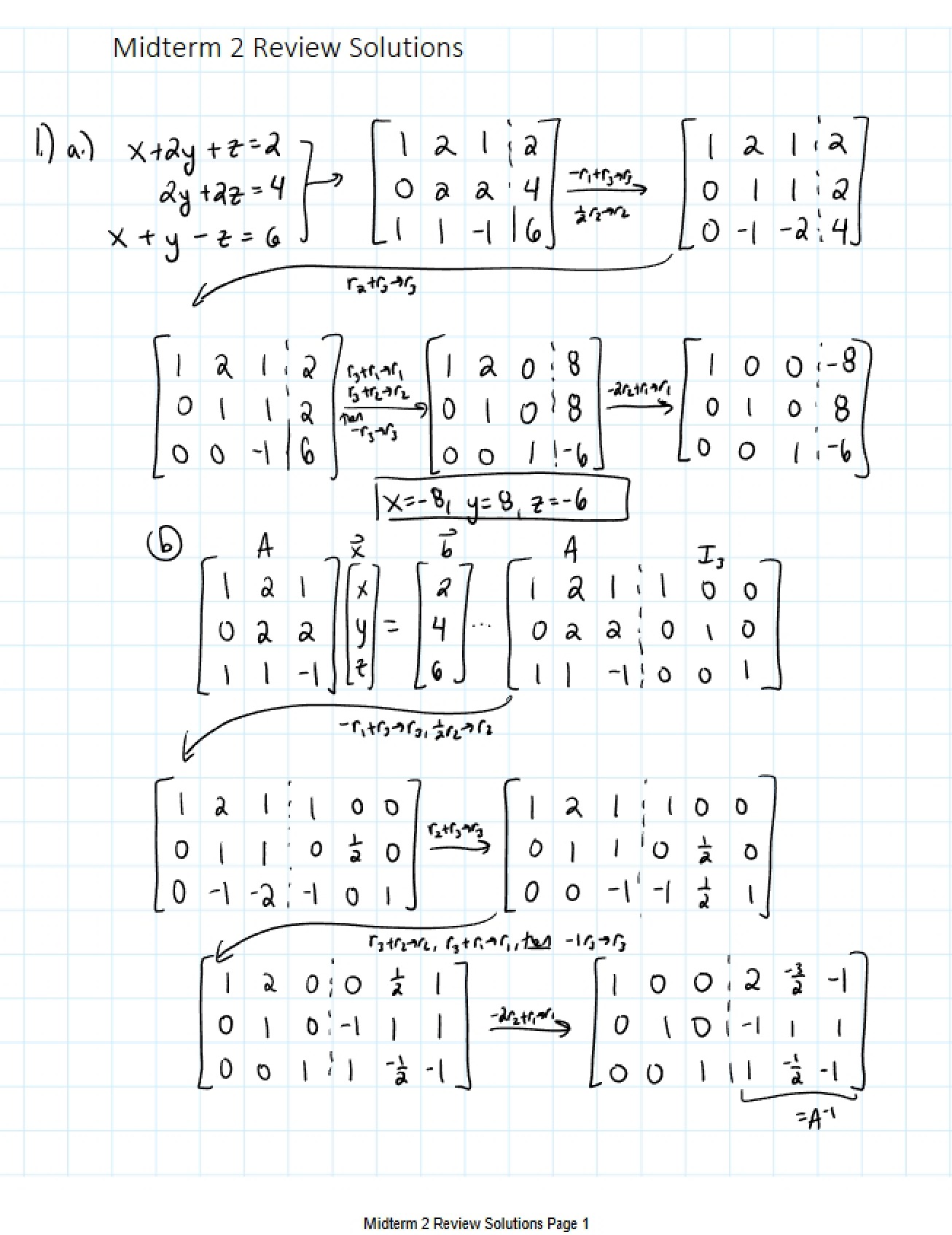 Solutions for Practice Exam 2