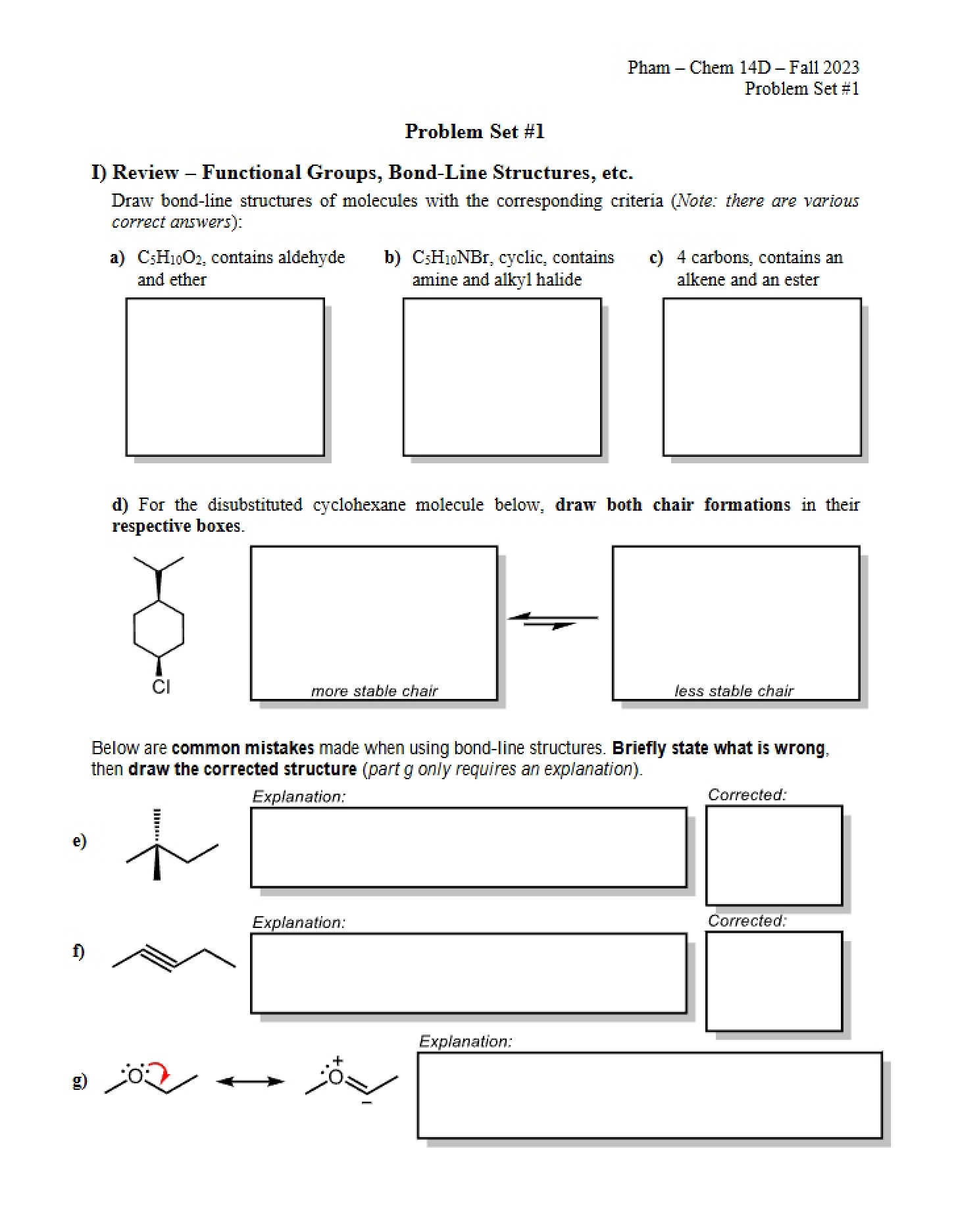 First Problem Set