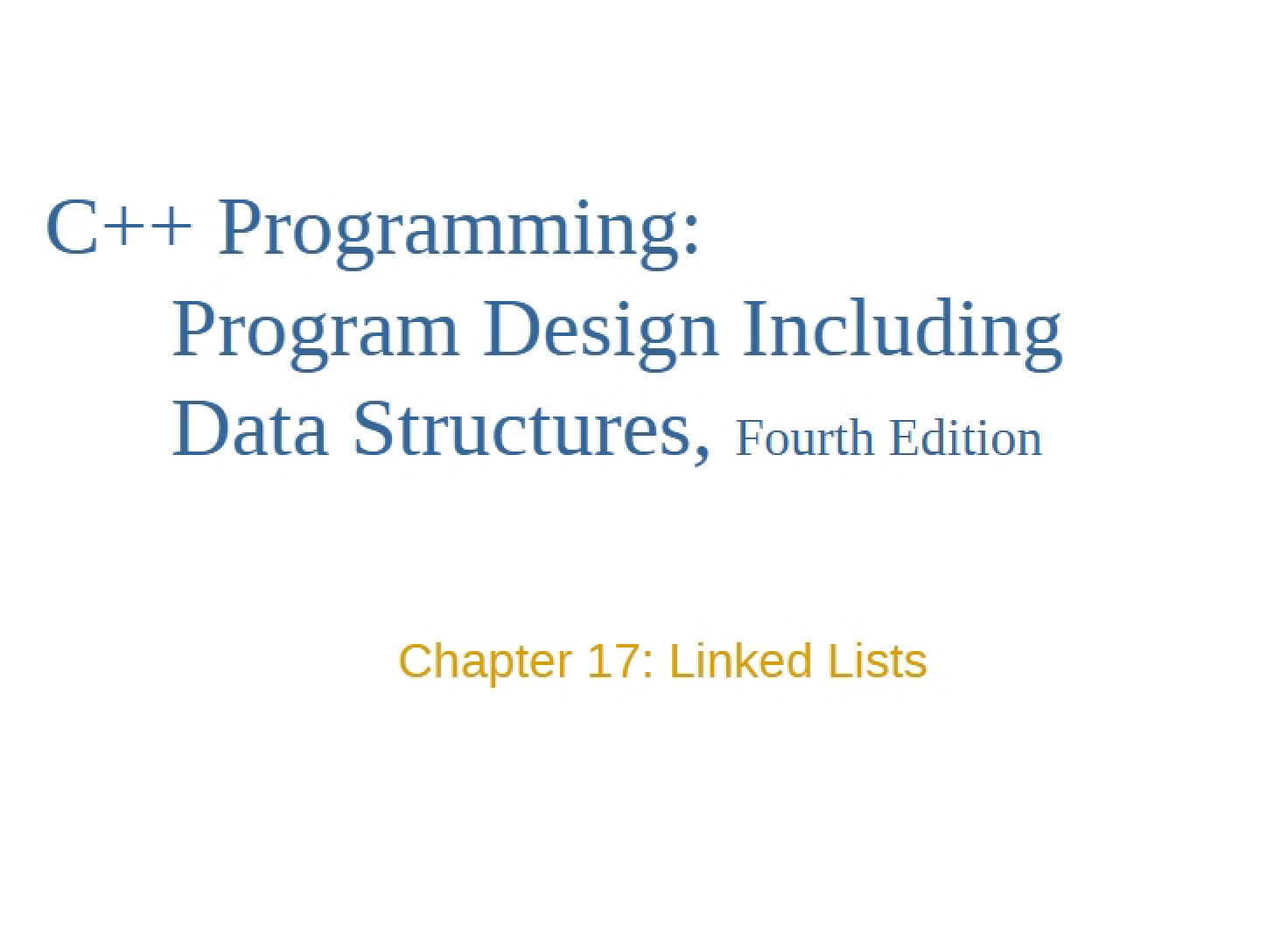 Programming in C++